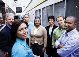Group of Employees